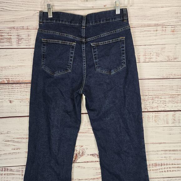 Vintage Casual Corner Jeans Women Sz 4 Stretch Bootcut High Rise Denim Dark Wash - Picture 4 of 11